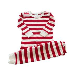 Hanna Andersson Organic Holiday Stripe Pajamas Size 70